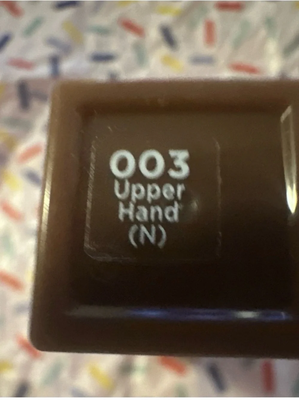 Revlon 003 Upper Hand Matte Lipstick - Deep Brown